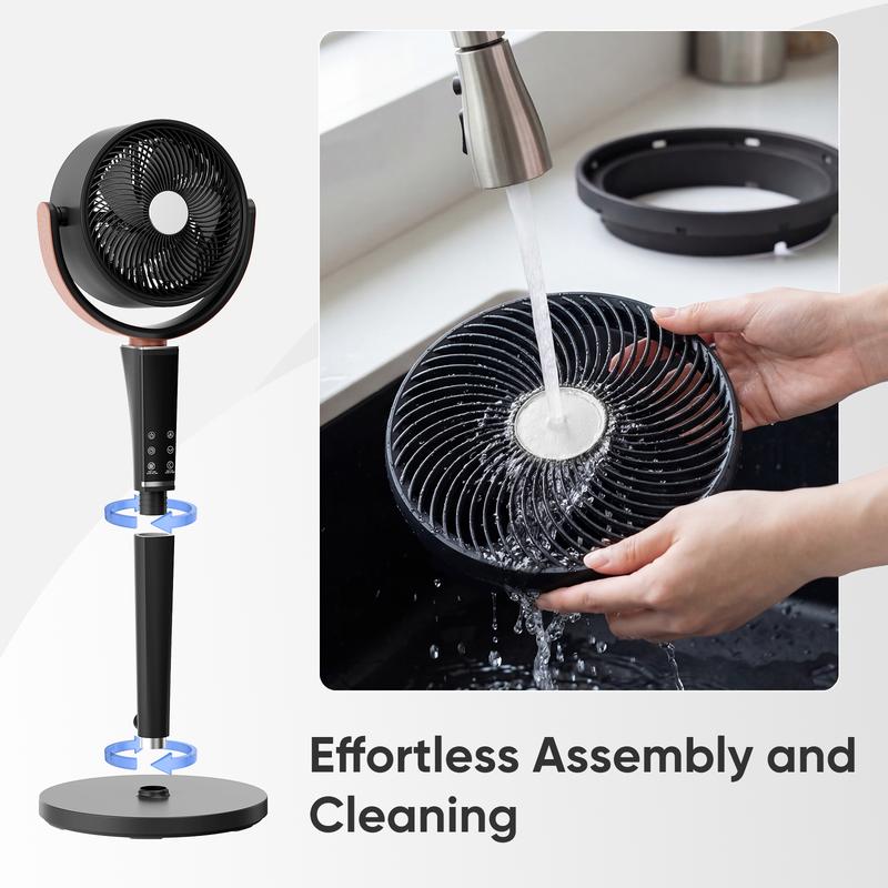 BREEZ Bedroom Pedestal Fan